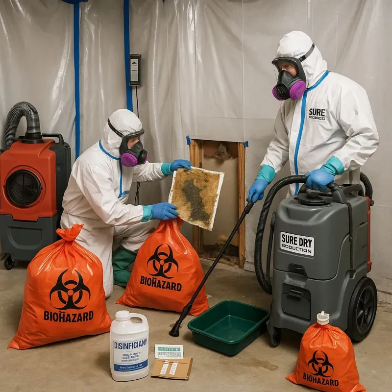 Contaminated Water Handling Protocols process in Apex, NC