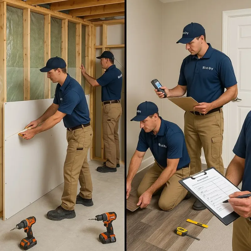 Repairs and Reconstruction process in Apex, NC