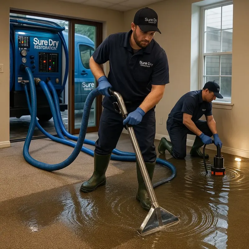 Water Extraction and Removal process in Apex, NC